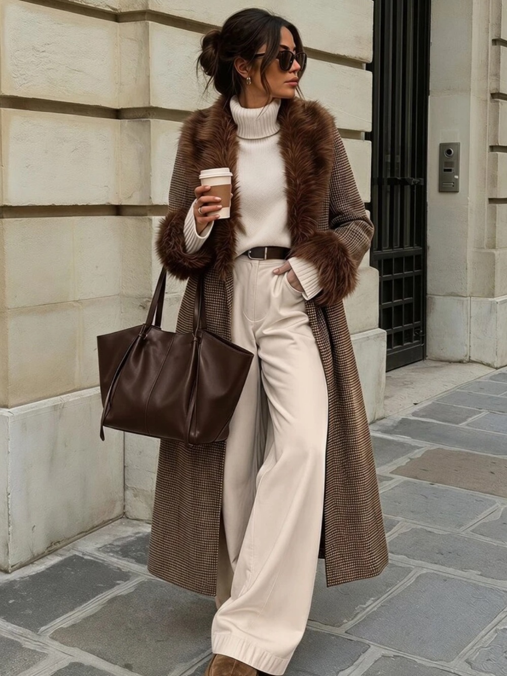 Women's Elegant Sophisticated Daily Fashion Casual Urban Commute Overcoa